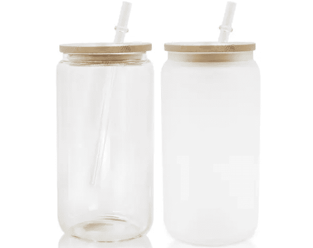 16oz Wifey, Wife, Mothers Day, Valentines Day custom Sublimation Printed Clear or Frost Glass Tumbler, Mug, Jar Cup