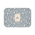 Le Bain Vintage Floral Bath Mat, Grey-Blue Pattern